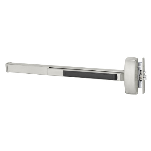 Sargent 56-8906J RHR 32D Grade 1 Mortise Exit Bar Wide Stile Pushpad 42 Device Storeroom Function Electric Latch Retraction Less Dogging Satin Stainless Steel Finish Right Hand Reverse