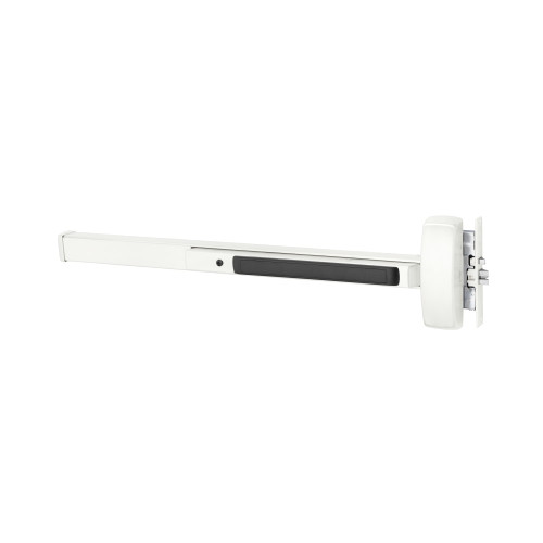 Sargent 43-8906G RHR WSP Grade 1 Mortise Exit Bar Wide Stile Pushpad 48 Device Storeroom Function Flush End Cap Hex Key Dogging White Suede Powder Coat Finish Right Hand Reverse