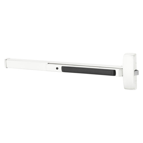 Sargent 43-8804G WSP Grade 1 Rim Exit Bar Wide Stile Pushpad 48 Device Night Latch Function Flush End Cap Hex Key Dogging White Suede Powder Coat Finish Field Reversible