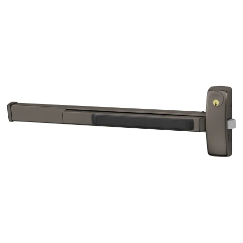 Sargent 1256-8866F LHR 10BL Grade 1 Rim Exit Device Wide Stile Pushpad 36 Fire-Rated Device Classroom Security Function Electric Latch Retraction Less Dogging Oxidized Satin Bronze Relieved Clear Coated Finish Left Hand Reverse 1256-8866F LHR 10BL