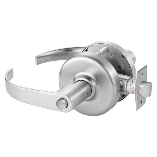 Corbin Russwin CL3820 PZD 626 Grade 2 Privacy Bedroom or Bathroom Cylindrical Lock Princeton Lever Satin Chrome Finish Non-handed