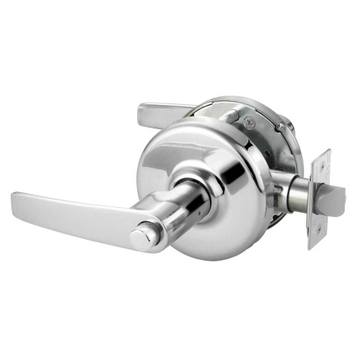 Corbin Russwin CL3820 AZD 625 Grade 2 Privacy Bedroom or Bathroom Cylindrical Lock Armstrong Lever Bright Chrome Finish Non-handed CL3820 AZD 625