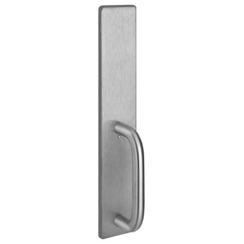 PHI 1702C 630 Apex and Olympian Series Wide Stile Trim Exit Only Dummy Trim C Design Lever Satin Stainless Steel