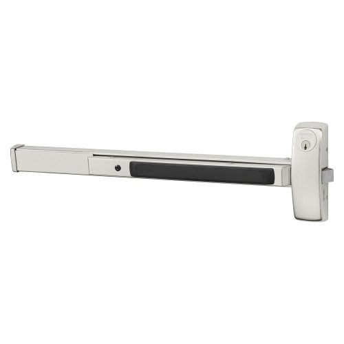 Sargent 8866J LHR 32 Grade 1 Rim Exit Bar Wide Stile Pushpad 42 Device Classroom Security Function Hex Key Dogging Bright Stainless Steel Finish Left Hand Reverse 8866J LHR 32