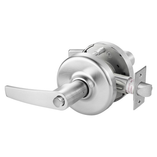 Corbin Russwin CL3820 AZD 626 Grade 2 Privacy Bedroom or Bathroom Cylindrical Lock Armstrong Lever Satin Chrome Finish Non-handed