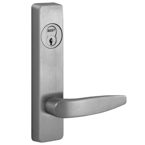 PHI 2908B 630 LHR Apex Series Narrow Stile Trim Key Controls Lever B Design Lever Left Hand Reverse Satin Stainless Steel 2908B 630 LHR