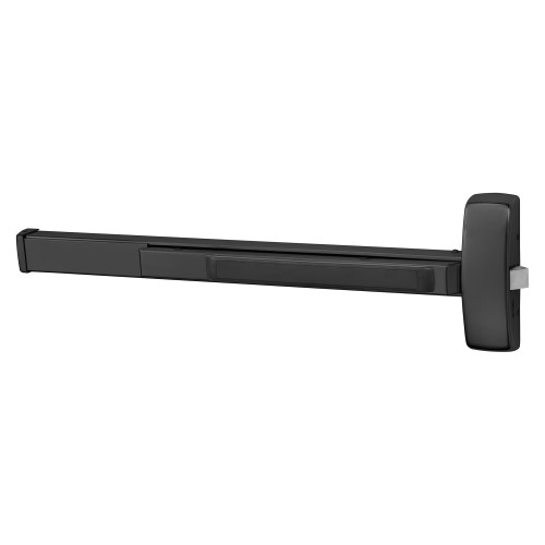 Sargent 4356-8840F 20D Grade 1 Rim Exit Bar Wide Stile Pushpad 36 Device Dummy Function Flush End Cap Electric Latch Retraction Less Dogging Dark Oxidized Statuary Bronze Clear Coated Finish Field Reversible