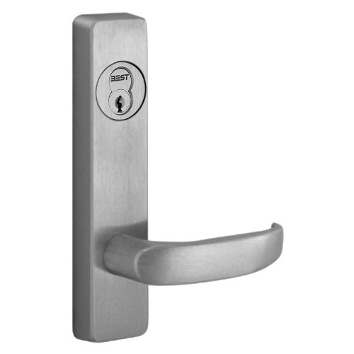PHI 2908D 630 RHR Apex Series Narrow Stile Trim Key Controls Lever D Design Lever Right Hand Reverse Satin Stainless Steel 2908D 630 RHR