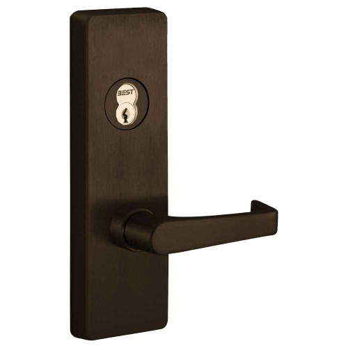 PHI 4903A 613 LHR Apex and Olympian Series Wide Stile Trim Key Retracts Latchbolt A Lever Design Left Hand Reverse Dark Oxidized Satin Bronze Oil Rubbed 4903A 613 LHR
