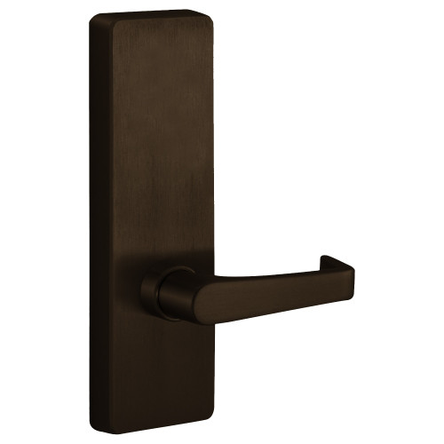 PHI 4914A 613 LHR Apex and Olympian Series Wide Stile Trim Lever Always Active A Lever Design Left Hand Reverse Dark Oxidized Satin Bronze Oil Rubbed