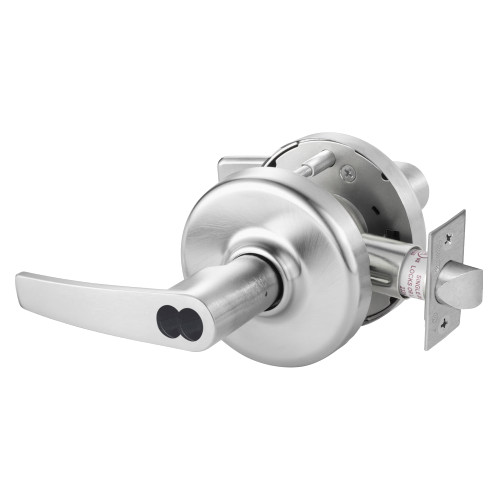 Corbin Russwin CL3851 AZD 626 CL6 Grade 2 Entrance or Office Cylindrical Lock Armstrong Lever Corbin Russwin 6-Pin LFIC Less Core Satin Chrome Finish Non-handed