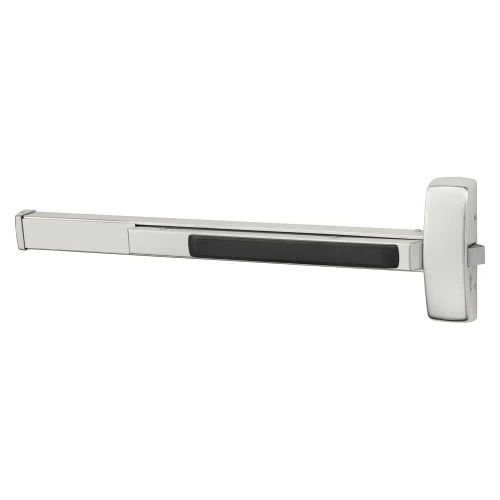 Sargent 5556-8843G 32 Grade 1 Rim Exit Bar Wide Stile Pushpad 48 Device Classroom Function Electric Latch Retraction Request to Exit Switch Less Dogging Bright Stainless Steel Finish Field Reversible 5556-8843G 32