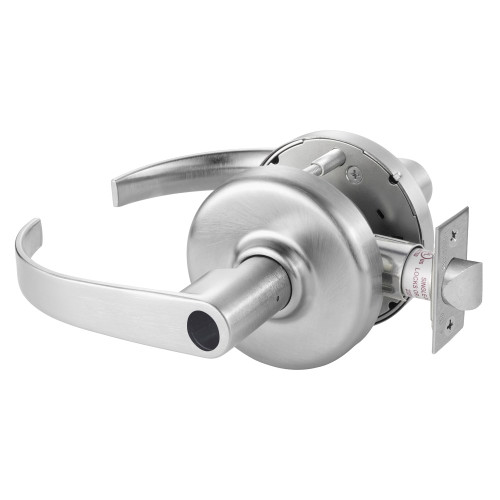 Corbin Russwin CL3857 PZD 626 LC Grade 2 Storeroom or Closet Cylindrical Lock Princeton Lever Less Conventional Cylinder Satin Chrome Finish Non-handed