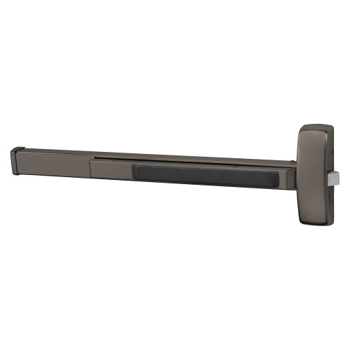 Sargent 56-8876F 10BL Grade 1 Rim Exit Bar Wide Stile Pushpad 36 Device Device to Accept Electrified Trim Function Electric Latch Retraction Less Dogging Oxidized Satin Bronze Relieved Clear Coated Finish Field Reversible