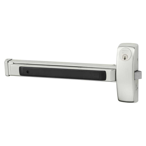 Sargent 43-8816E LHR 32 Grade 1 Rim Exit Bar Wide Stile Pushpad 32 Device Classroom Security Function Flush End Cap Hex Key Dogging Bright Stainless Steel Finish Left Hand Reverse 43-8816E LHR 32