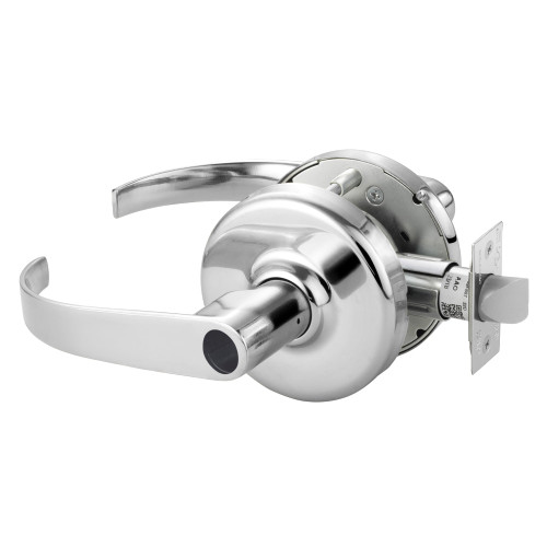 Corbin Russwin CL3857 PZD 625 LC Grade 2 Storeroom or Closet Cylindrical Lock Princeton Lever Less Conventional Cylinder Bright Chrome Finish Non-handed