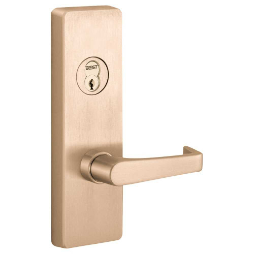 PHI V4908A 612 LHR Apex and Olympian Series Wide Stile Trim Key Controls Lever A Lever Design Left Hand Reverse Vandal Resistant Satin Bronze Clear Coated V4908A 612 LHR