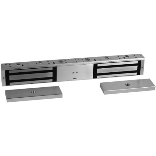 RCI 8320 2SCS 28 Double 1500 Lb Multimag 12/24 VDC Security Condition Sensor Double Outswing Doors Brushed Aluminum 