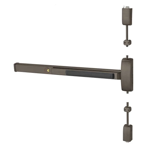 16-8743J ETW RHR 10B Sargent Surface Vertical Rod Exit Device 16-8743J ETW RHR 10B