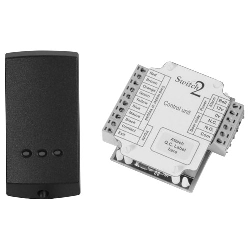 RCI 9321 BLACK Easy Read-Prox Slimline Reader/Controller 12VDC