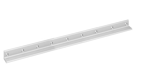 RCI AB-22 28 Angle Bracket for 8320 1-1/2 x 1-1/2 x 21 Brushed Aluminum AB-22 28