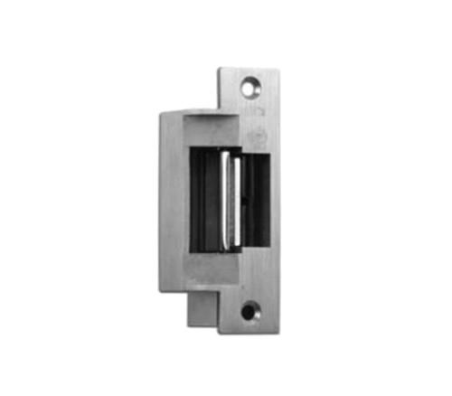 RCI F1119-01 32D Fire Rated Electric Strike 9 Faceplate For 3/4 Projection Latches 11-16 VAC Fail Secure Satin Stainless Steel 