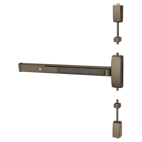 16-8706F ETW LHR 10B Sargent Surface Vertical Rod Exit Device 16-8706F ETW LHR 10B