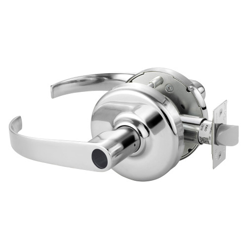 Corbin Russwin CL3861 PZD 625 LC Grade 2 Entry or Office Cylindrical Lock Princeton Lever Less Conventional Cylinder Bright Chrome Finish Non-handed