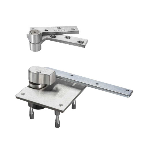 Rixson 117-1/2 RH 626 3/4 Offset Pivot Includes 180 Top Pivot Right-Handed Satin Chromium Plated 117-1/2 RH 626