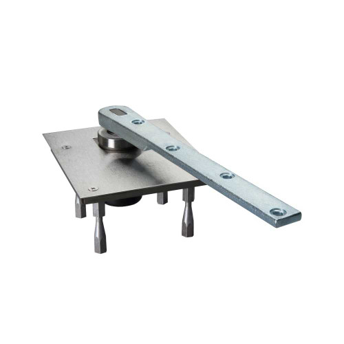 Rixson 117-3/4 LTP 626 Center Hung Pivot Set Less Top Pivot Satin Chromium Plated 117-3/4 LTP 626