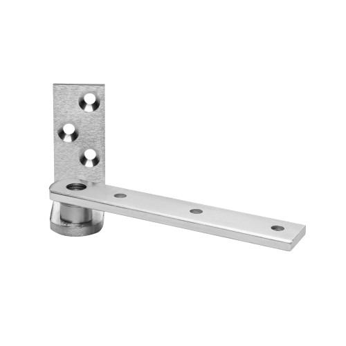 Rixson 128-3/4 LTP 619 Center Hung Pivot Set Less Top Pivot Satin Nickel Plated Clear Coated 128-3/4 LTP 619