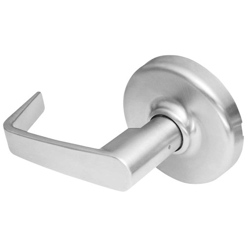 Corbin Russwin CL3850 NZD 626 Grade 2 Half Dummy Trim Cylindrical Lock Newport Lever Satin Chrome Finish Non-handed CL3850 NZD 626