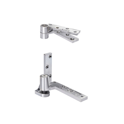 Rixson 195 RH 619 3/4 Offset Hung Pivot Includes 180 Top Pivot Right-Handed Satin Nickel Plated Clear Coated 195 RH 619