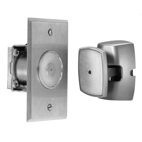 Rixson 990M 689 Electromagnetic Door Holder/Release Low Projection Wall Aluminum Painted 990M 689