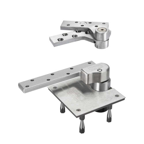 Rixson L117 X 1-3/4 Door LH 626 3/4 Offset Hung Pivot 1-3/4 Door Includes L180 Top Pivot Left-Handed Satin Chromium Plated L117 X 1-3/4 Door LH 626
