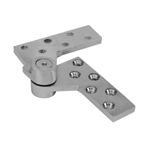 Rixson L180 X 1-3/4 Door 619 3/4 Offset Hung Top Pivot 1-3/4 Door Satin Nickel Plated Clear Coated