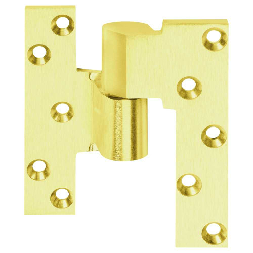 Rixson M190 LH 605 3/4 Offset Intermediate Pivot Bright Brass Finish Left-Handed M190 LH 605