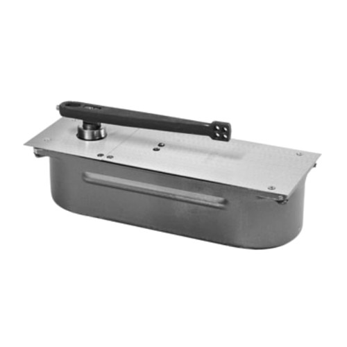 Rixson PH40N 626 Heavy Duty Center Hung Floor Closer No Hold Open ADA Standard Physically Handicapped Opening Force Double Acting Satin Chromium Plated PH40N 626