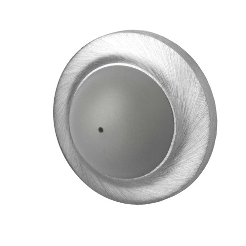 Rockwood 401 US26D Convex Solid Cast Wall Stop 1 In Projection 2-7/16 In Diameter Plastic Anchor Fastener Satin Chrome 401 US26D