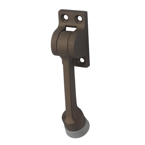 Rockwood 461 US10B Kick Down Door Stop 3-5/8 Projection 2-1/4 by 1-1/4 Base Dark Oxidized Satin Bronze Oil Rubbed Finish