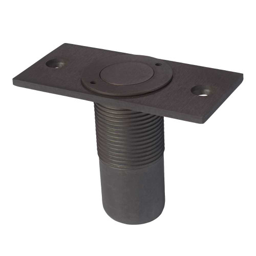 Rockwood 570 US10B Dust Proof Bottom Strike 1-3/8 by 2-7/8 Face Plate 7/8 Diameter by 2 Barrel Depth Plastic and Lead Anchor Fasteners Dark Oxidized Satin Bronze Oil Rubbed Finish 570 US10B