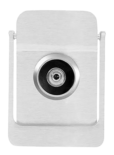 Rockwood 614V US26D Door knocker Includes Door Viewer 2-1/8 by 3 Satin Chrome Finish