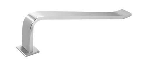 Rockwood R101LPB US32D Trim Protector Bar 3/8 by 1-1/2 Material Size 12 Center to Center Satin Stainless Steel Finish R101LPB US32D
