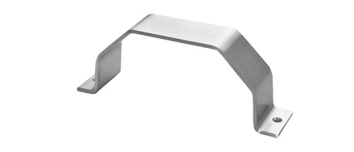Rockwood SD1230 US32D Standard Duty Protector Bar 3/16 by 2 Material Size 8 Center to Center 3-1/4 Projection Satin Stainless Steel Finish SD1230 US32D