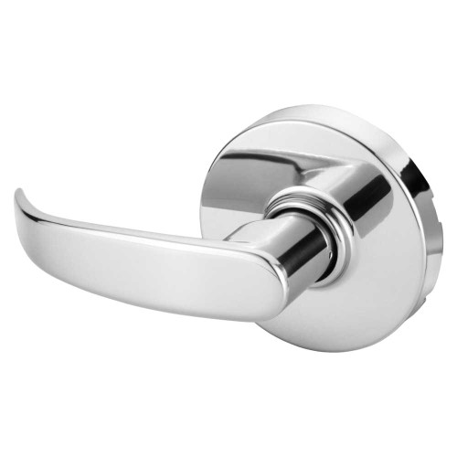 Sargent 10U93 LP 26 Grade 1 Single Lever Pull Cylindrical Lock P Lever Non-Keyed Bright Chrome Finish Not Handed 10U93 LP 26