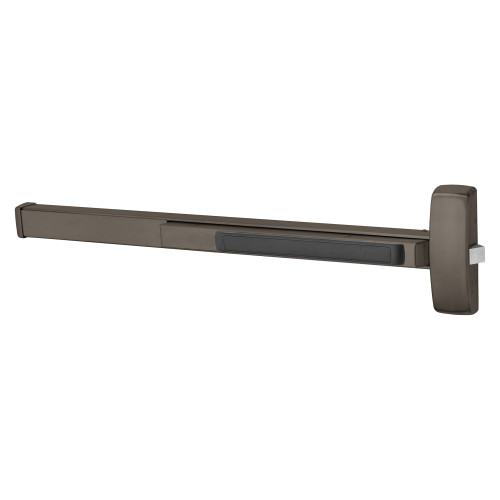 Sargent 12-8888F 10B Grade 1 Rim Exit Bar Wide Stile Pushpad 36 Fire-Rated Device Exit Only Less Dogging Dark Oxidized Satin Bronze Oil Rubbed Finish Field Reversible