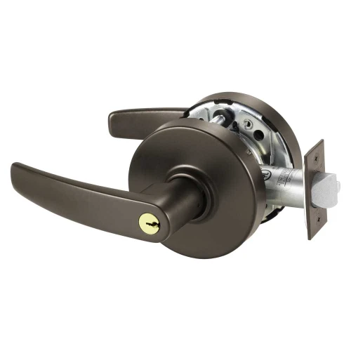 Sargent 28-10G05 LB 10BE Grade 1 Entrance or Office Cylindrical Lock B Lever Conventional Cylinder Dark Oxidized Bronze Finish Not Handed 28-10G05 LB 10BE