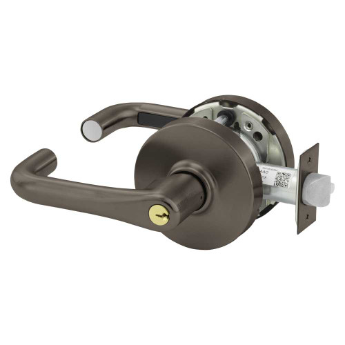 Sargent 28-10G05 LJ 10B Grade 1 Entrance or Office Cylindrical Lock J Lever Conventional Cylinder Dark Oxidized Satin Bronze Oil Rubbed Finish Not Handed 28-10G05 LJ 10B