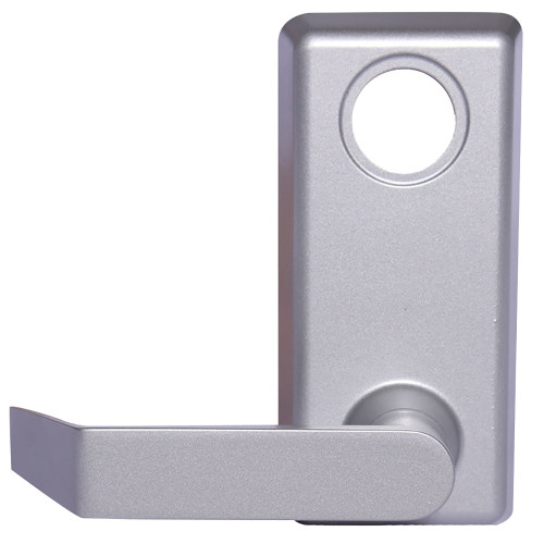 Von Duprin 230L-06 689 RHR Grade 1 Exit Trim for 22 Series Devices Classroom Function 06 Lever with Escutcheon Aluminum Painted Finish Right Hand Reverse