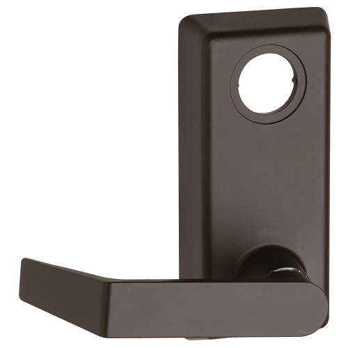 Von Duprin 230L-06 695 LHR Grade 1 Exit Trim for 22 Series Devices Classroom Function 06 Lever with Escutcheon Dark Bronze Painted Finish Left Hand Reverse